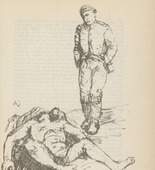Adolf Ferdinand Schinnerer. Untitled (Fallen Comrade) (plate, [p. 293]) from the periodical  Zeit-Echo. Ein Kriegs-Tagebuch der Künstler, vol. 1, no. 19 (July 1915). 1915