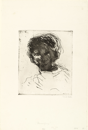 Emil Nolde. Street Urchin (Strassenjunge). (1909)