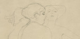 Gustav Klimt. Three Courtesans (Drei stehende Frauenakte). (c. 1907-1910)