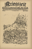 Erich Büttner. Rest (Rast) (in-text plate, p. 45) from the periodical Kriegszeit. Künstlerflugblätter, vol. 1, no. 12 (11 Nov 1914). 1914