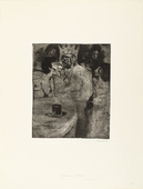 Emil Nolde. Solomon and His Wives (Salomo und seine Frauen). (1911)