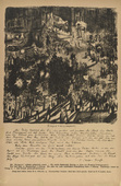 Max Oppenheimer (MOPP). Victory News (Siegesnachrichten) (headpiece, p. 4) from the periodical Kriegszeit. Künstlerflugblätter, vol. 1, no. 1 (31 Aug 1914). 1914
