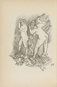 Oskar Kokoschka. Untitled (Man and Woman with Snake) (plate, [p. 308]) from the periodical  Zeit-Echo. Ein Kriegs-Tagebuch der Künstler, vol. 1, no. 20 (Aug 1915). 1915