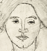 Emil Nolde. Mrs. N. (Mrs. Ada Nolde) [Frau N. (Frau Ada Nolde)]. (1911)