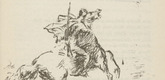 Werner Paul Schmidt. Untitled (Storming Rider) (plate, [p. 313]) from the periodical  Zeit-Echo. Ein Kriegs-Tagebuch der Künstler, vol. 1, no. 21 (Aug 1915). 1915