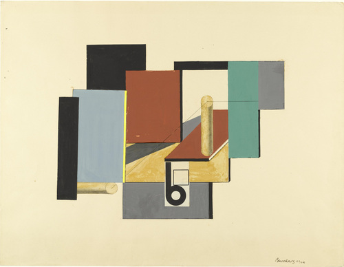 Max Burchartz. Construction with the Letter "B" (Konstruktion mit "B"). 1923-24