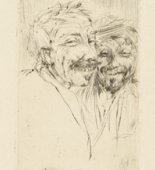 Emil Nolde. Scoundrels (Lumpen). 1898, printed c. 1907