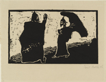 Emil Nolde. General and Aide (General und Diener) from the portfolio Fairy-Tales (Märchen). 1906