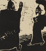 Emil Nolde. General and Aide (General und Diener) from the portfolio Fairy-Tales (Märchen). 1906