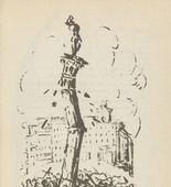 Dora Brandenburg-Polster. Untitled (Self-destruction) (plate, [p. 323]) from the periodical  Zeit-Echo. Ein Kriegs-Tagebuch der Künstler, vol. 1, no. 21 (Aug 1915). 1915