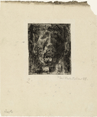 Max Pechstein. Mask (Maske). (1909), dated 1908