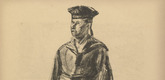 Max Liebermann. Our Blue Boys (Unsere blauen Jungen) (plate, p. 51) from the periodical Kriegszeit. Künstlerflugblätter, vol. 1, no. 13 (18 Nov 1914). 1914