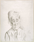 Otto Dix. Old Woman (Alte Dame). 1932
