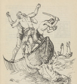 Adolf Ferdinand Schinnerer. Untitled (Battle on Rocking Boat) (plate, [p. 335]) from the periodical  Zeit-Echo. Ein Kriegs-Tagebuch der Künstler, vol. 1, no. 22 (Sept 1915). 1915