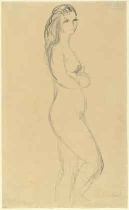 Wilhelm Lehmbruck. Standing Girl (Stehendes Mädchen). (c. 1915)