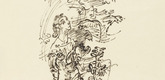 Oskar Kokoschka. Woman, Standing in the Garden (Frau, im Garten stehend). (1916)