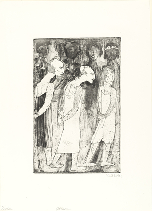 Emil Nolde. Slaves (Sklaven). (1918)