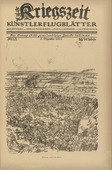 Erich Büttner. Attack on a Fort (Sturm auf ein Fort) (in-text plate, p. 59) from the periodical Kriegszeit. Künstlerflugblätter, vol. 1, no. 15 (2 Dec 1914). 1914