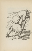 Walther Teutsch. Untitled (Wounded Man) (plate, [p. 350]) from the periodical  Zeit-Echo. Ein Kriegs-Tagebuch der Künstler, vol. 1, no. 23/24 (Sept 1915). 1915