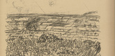 Erich Büttner. Attack on a Fort (Sturm auf ein Fort) (in-text plate, p. 59) from the periodical Kriegszeit. Künstlerflugblätter, vol. 1, no. 15 (2 Dec 1914). 1914