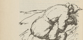 Walther Teutsch. Untitled (Wounded Man) (plate, [p. 350]) from the periodical  Zeit-Echo. Ein Kriegs-Tagebuch der Künstler, vol. 1, no. 23/24 (Sept 1915). 1915
