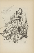Franz Reinhardt. Untitled (Mars) (plate, [p. 359]) from the periodical  Zeit-Echo. Ein Kriegs-Tagebuch der Künstler, vol. 1, no. 23/24 (Sept 1915). 1915