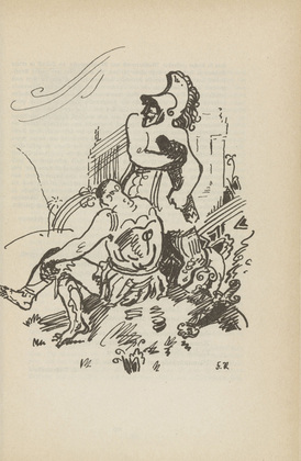 Franz Reinhardt. Untitled (Mars) (plate, [p. 359]) from the periodical  Zeit-Echo. Ein Kriegs-Tagebuch der Künstler, vol. 1, no. 23/24 (Sept 1915). 1915