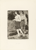 Emil Nolde. Man and Young Woman (Mann und junges Weib). (1918)