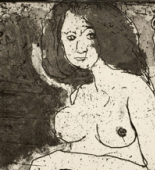 Emil Nolde. Man and Young Woman (Mann und junges Weib). (1918)