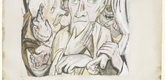 Max Beckmann. The Mocking of the Prodigal Son (Der Verlorene Sohn wird verspottet). (c. 1918)
