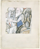 Max Beckmann. The Return of the Prodigal Son (Die Heimkehr des Verlorenen Sohnes). (c. 1918)