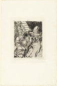Max Beckmann. Women at the Butcher (Frauen beim Fleischer). 1914