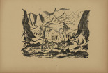 Franz Heckendorf. Oriental Landscape (Orientalische Landschaft) (plate, number 4) from the periodical Junge Berliner Kunst, no. 6. 1919-20 (print executed 1919)