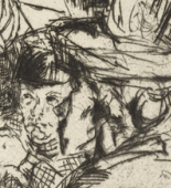 Max Beckmann. Women at the Butcher (Frauen beim Fleischer). 1914