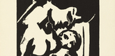 Emil Nolde. Madonna (plate, loose leaf) from the periodical Das Kunstblatt, vol. 1, no. 1 (Jan 1917). 1917