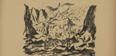 Franz Heckendorf. Oriental Landscape (Orientalische Landschaft) (plate, number 4) from the periodical Junge Berliner Kunst, no. 6. 1919-20 (print executed 1919)