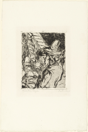 Max Beckmann. Women at the Butcher (Frauen beim Fleischer). 1914