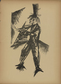 Wilhelm Kohlhoff. The Blind One (Der Blinde) (plate, number 7) from the periodical Junge Berliner Kunst, no. 6. 1919-20 (print executed 1919)
