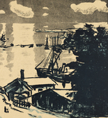 Emil Nolde. Near Sonderburg (Bei Sonderburg). (1907, printed 1915)