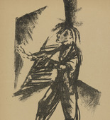 Wilhelm Kohlhoff. The Blind One (Der Blinde) (plate, number 7) from the periodical Junge Berliner Kunst, no. 6. 1919-20 (print executed 1919)