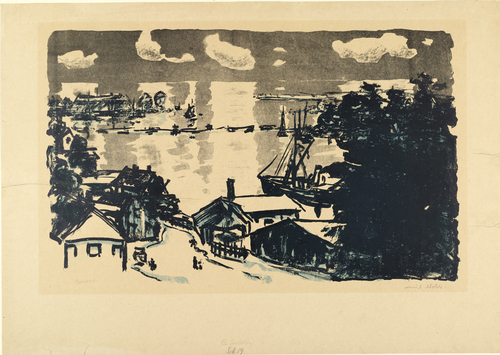 Emil Nolde. Near Sonderburg (Bei Sonderburg). (1907, printed 1915)