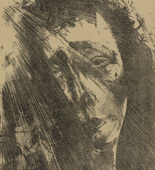 Bruno Krauskopf. Portrait Study (Portätstudie) (plate, number 8) from the periodical Junge Berliner Kunst, no. 6. 1919-20 (print executed 1919)