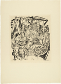 Max Beckmann. Merry-Go-Round (Das Karussell)  from Annual Fair (Jahrmarkt). (1921, published 1922)