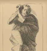 Ernst Barlach. The Holy War (Der heilige Krieg) (plate, p. 69) from the periodical Kriegszeit. Künstlerflugblätter, vol. 1, no. 17 (16 Dec 1914). 1914
