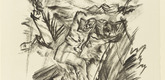 Oskar Kokoschka. The Last Judgement (Das jüngste Gericht) (plate 3) from The Bound Columbus (Der gefesselte Columbus). 1916 (executed 1913)