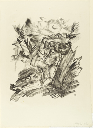 Oskar Kokoschka. The Last Judgement (Das jüngste Gericht) (plate 3) from The Bound Columbus (Der gefesselte Columbus). 1916 (executed 1913)