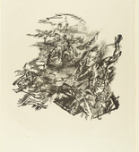 Oskar Kokoschka. The Path to the Grave (Der Weg ins Grab) (plate 4) from The Bound Columbus (Der gefesselte Columbus). 1916 (executed 1913)