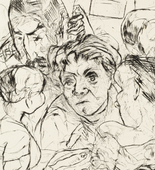Max Beckmann. Society 1915 (Gesellschaft 1915). (1915, published c. 1920)
