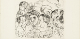 Max Beckmann. Society 1915 (Gesellschaft 1915). (1915, published c. 1920)