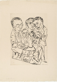 Max Beckmann. The Draftsman in Society (Der Zeichner in Gesellschaft). (1922)